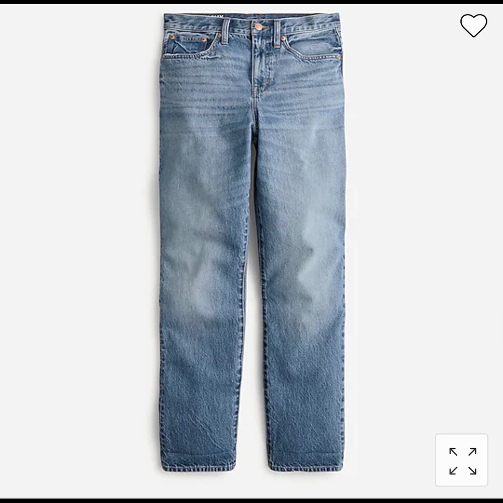 J. Crew Slouchy Boyfriend Jean in Centre Wash